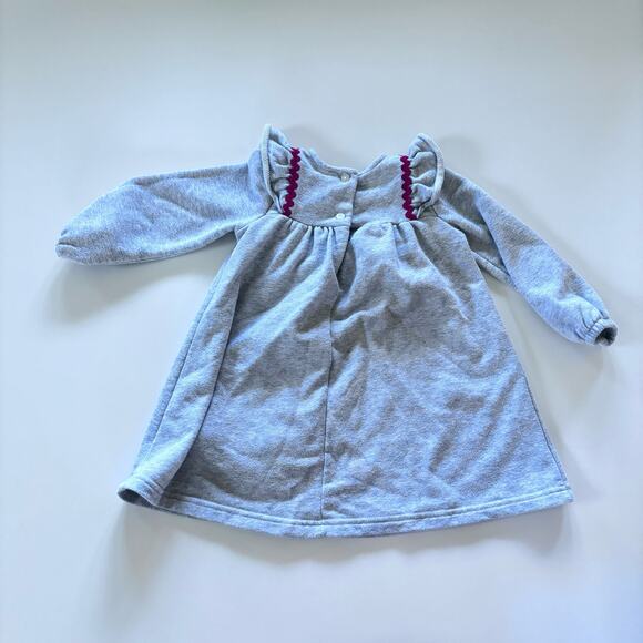 Goodlad Girls 3T Dress Santa Christmas Gray - Picture 2 of 7